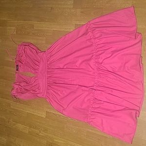 Rebdolls pink summer maxi dress